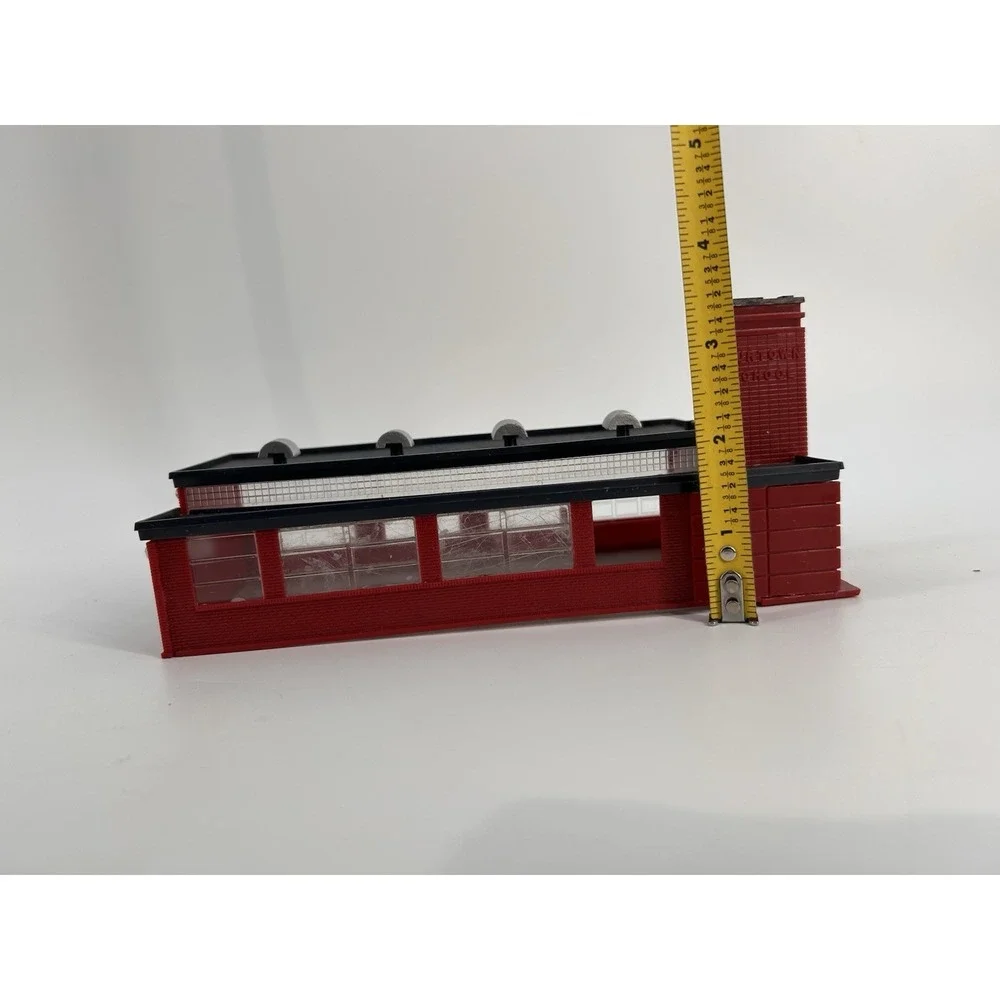 Vintage 1950s Aurora Aurtown School Ho Scale Building
